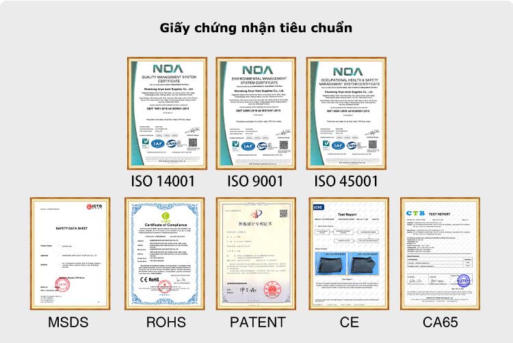 Những tiêu chuẩn mà thảm lót sàn ô tô Honda HR-V đạt được là gì