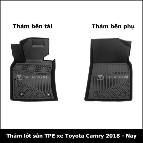 Thảm lót sàn Toyota Camry - thảm bên tài và thảm bên phụ