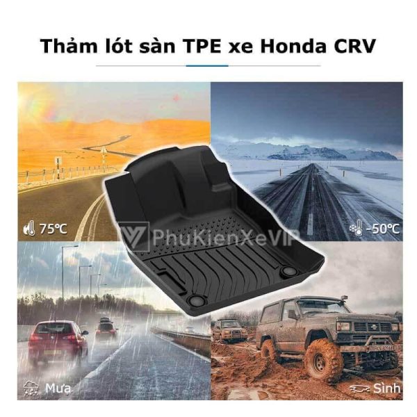 Thảm lót sàn ô tô Toyota Camry chất liệu TPE - bền bỉ vượt trội