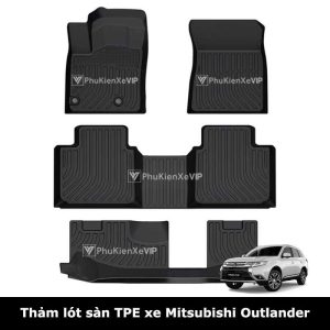 Thảm lót sàn ô tô Mitsubishi Outlander chất liệu TPE