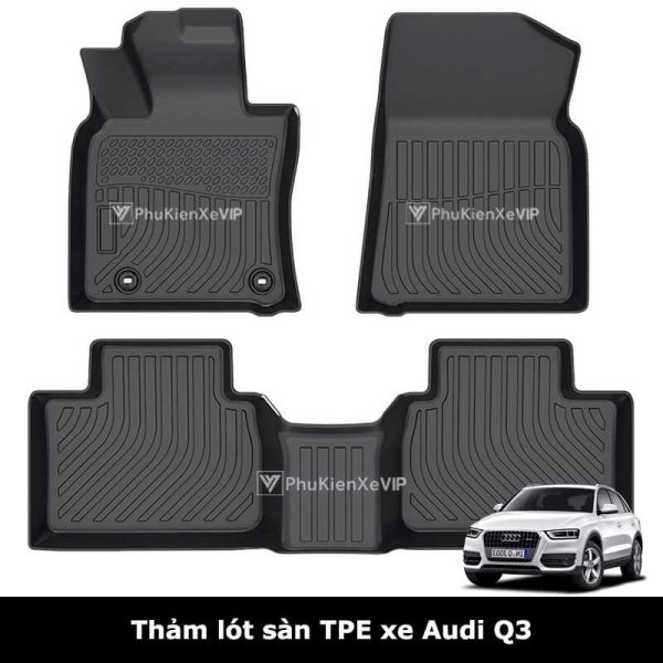 Thảm lót sàn ô tô Audi Q3 chất liệu TPE