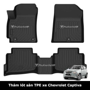 Thảm lót sàn ô tô Chevrolet Captiva chất liệu TPE