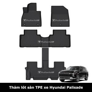 Thảm lót sàn ô tô Hyundai Palisade chất liệu TPE