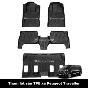 Thảm lót sàn ô tô Peugeot Traveller chất liệu TPE