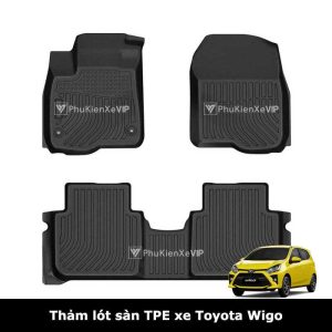 Thảm lót sàn ô tô Toyota Wigo chất liệu TPE sang trọng