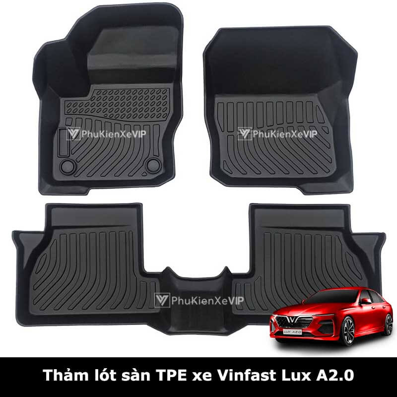 Thảm lót sàn ô tô Vinfast Lux A2.0 chất liệu TPE