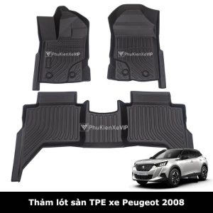 Thảm lót sàn ô tô Peugeot 2008 chất liệu TPE sang trọng