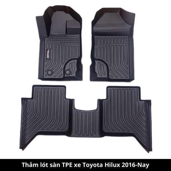 Thảm lót sàn Toyota Hilux 2016-2024